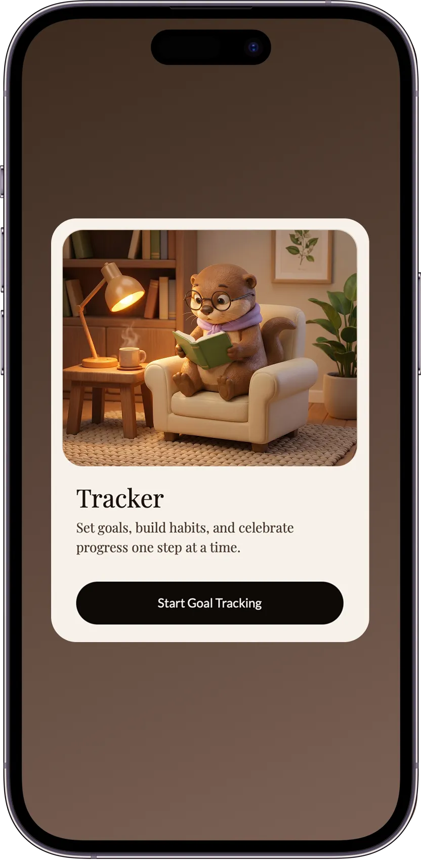 Tracker intro card