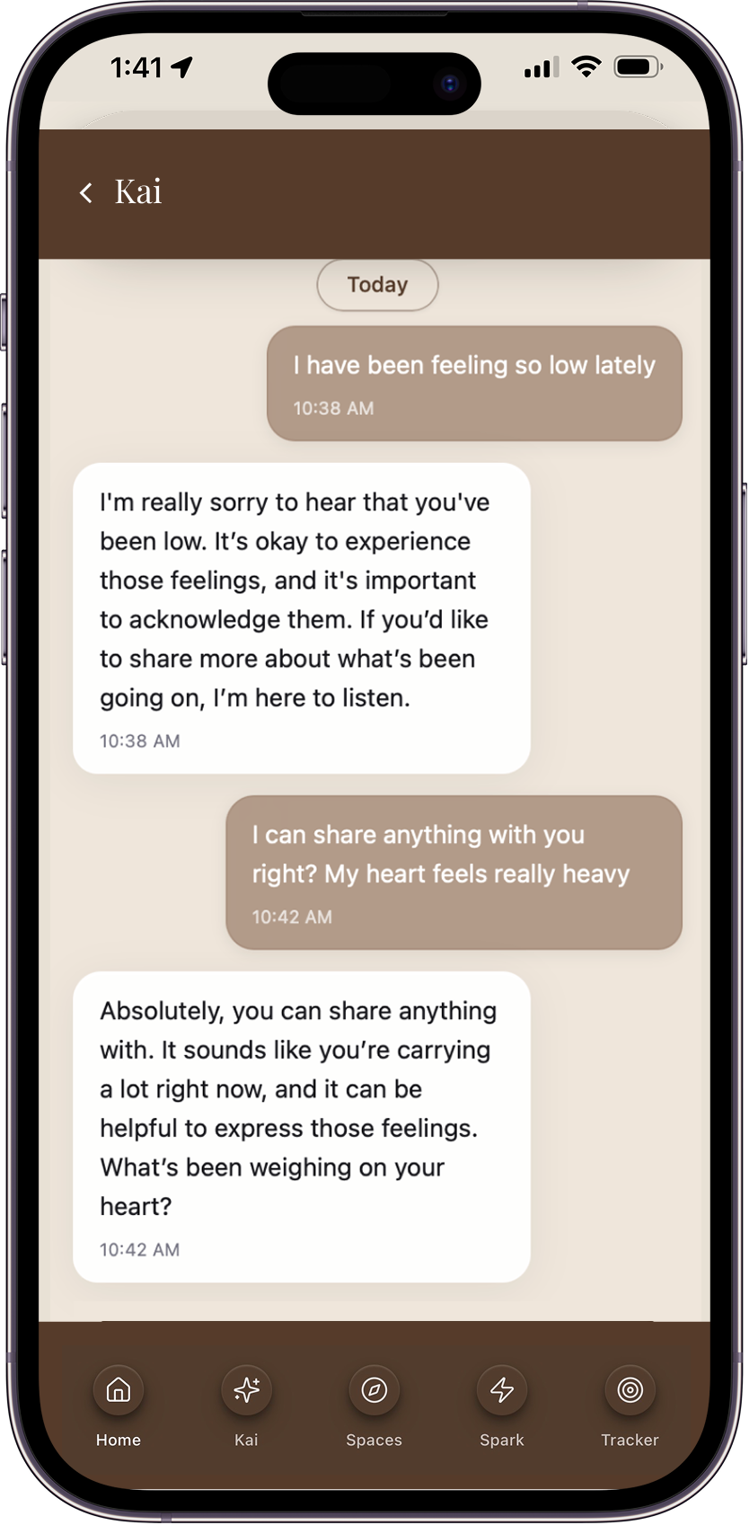 Kai AI chat